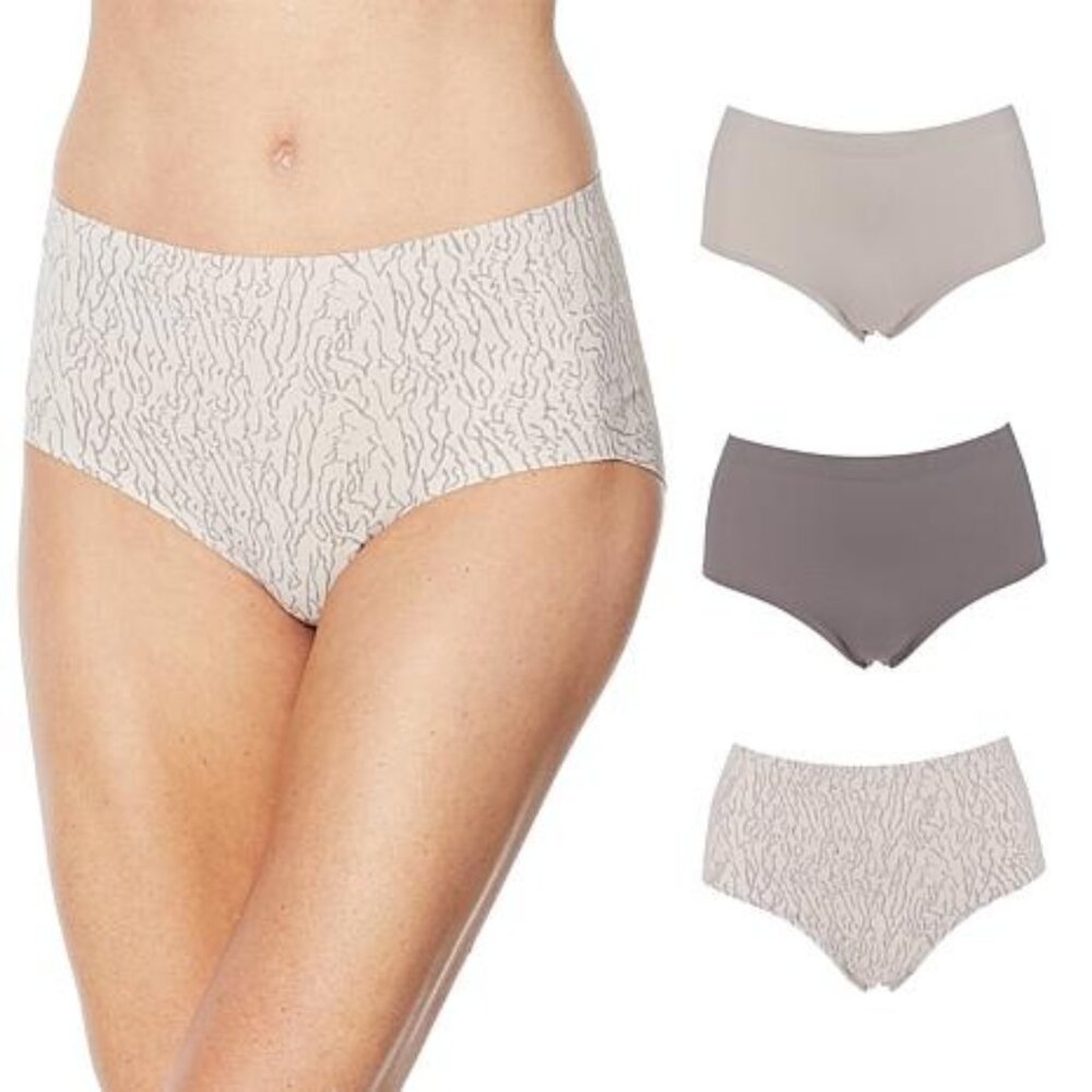 Rhonda Shear 3-pack Invisible Body Brief MEDIUM